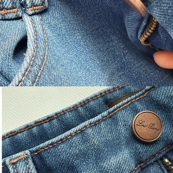 Loro Piana Fleece lined Straight Leg Jeans for women - Picture 14 of 16